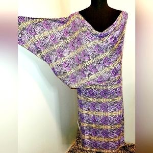 BCBG MAXAZRIA Multi-Color Print Dress